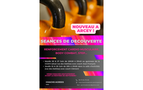 Séances de decouverte